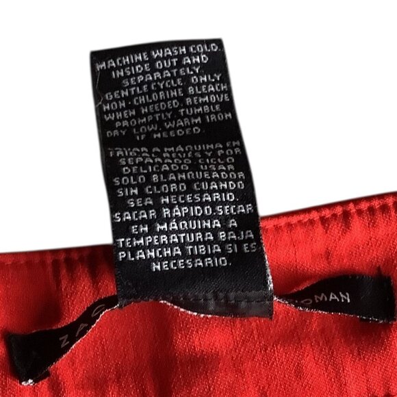 Zac & Rachel Womens Tapered Leg Ankle Pants Red 5 Pocket Design Plus Size 20W - Picture 4 of 16